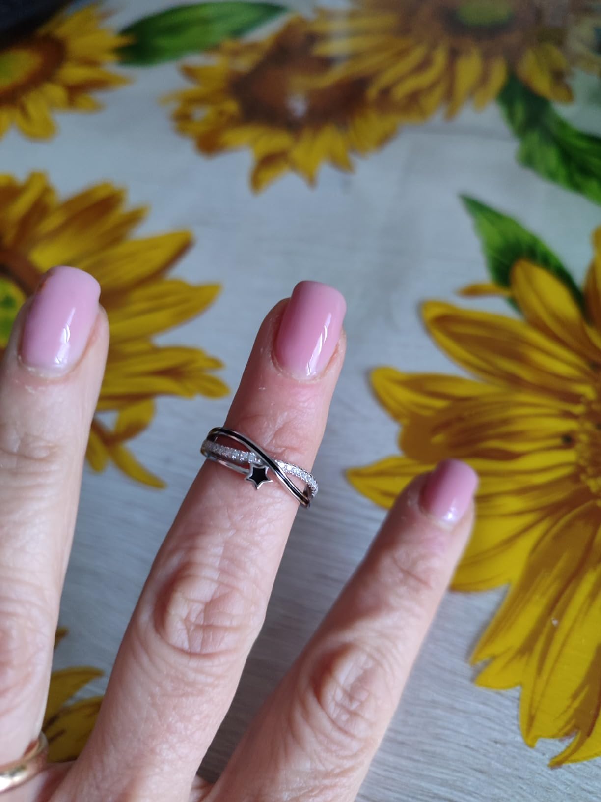 Infinionly Anello Argento 925 Infinito Zircone Aperto