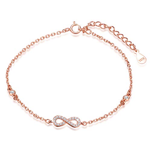 Infinionly Fashion bracciale infinito argento 925 zirconi