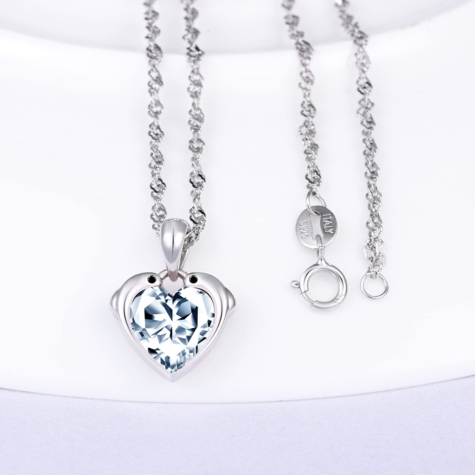 Infinionly Fashion Necklaces collana cuore argento 45 cm