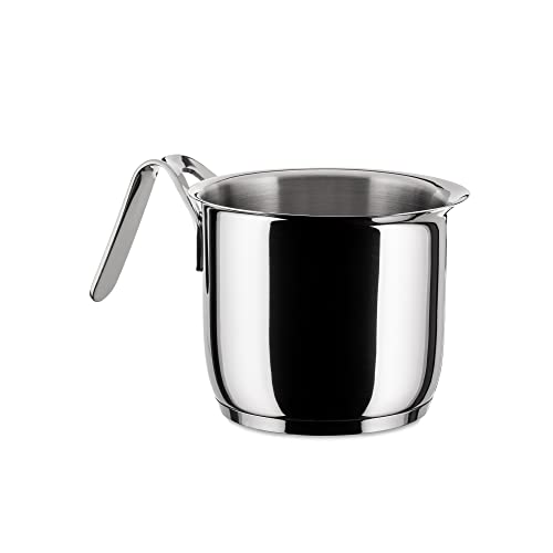 Alessi Pots&Pans AJM302 Bollilatte Acciaio 14 cm Induzione
