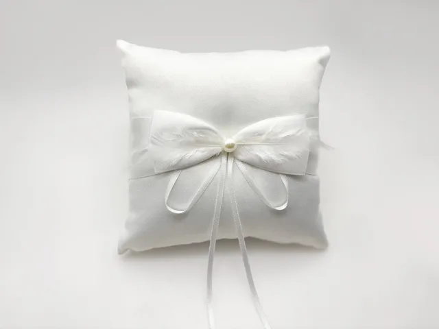 Engelsrufer Love Stories cuscino portafedi crema 15x15 cm