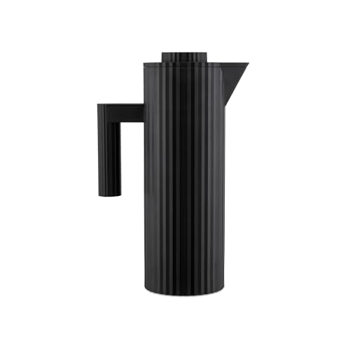 Alessi Plissé MDL12 B Caraffa Termoisolante Nera 100 cl
