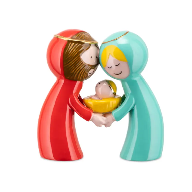 Alessi Happy Eternity Baby statuine presepe porcellana