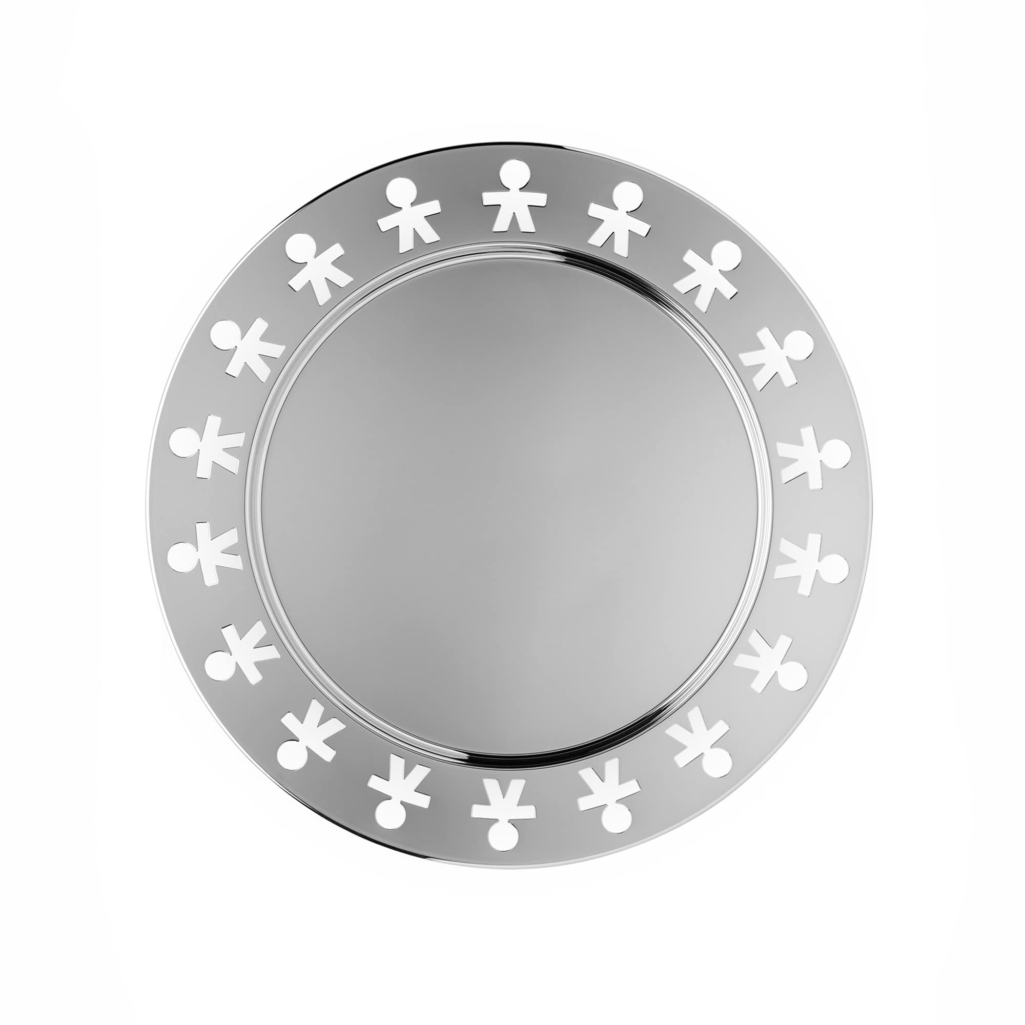 Alessi Girotondo AKKGT vassoio rotondo acciaio 40 cm