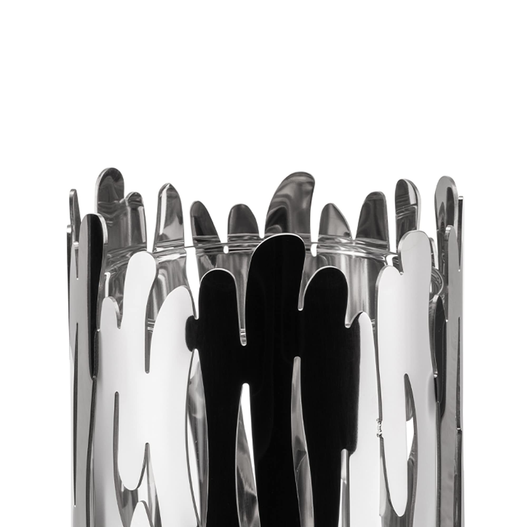 Alessi Barkvase BM05 vaso fiori acciaio lucido