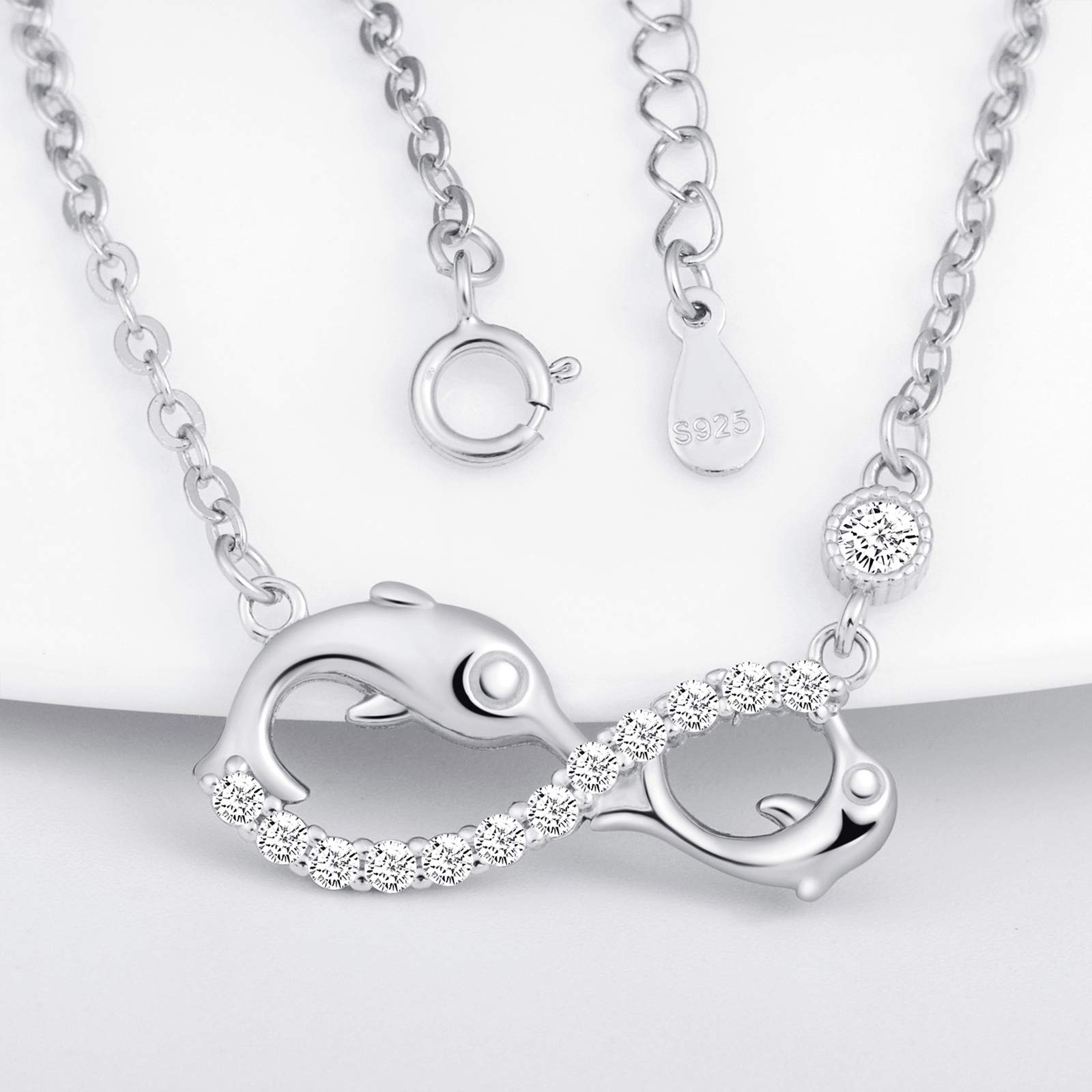 INFINIONLY Fashion Necklaces collana infinito argento 925