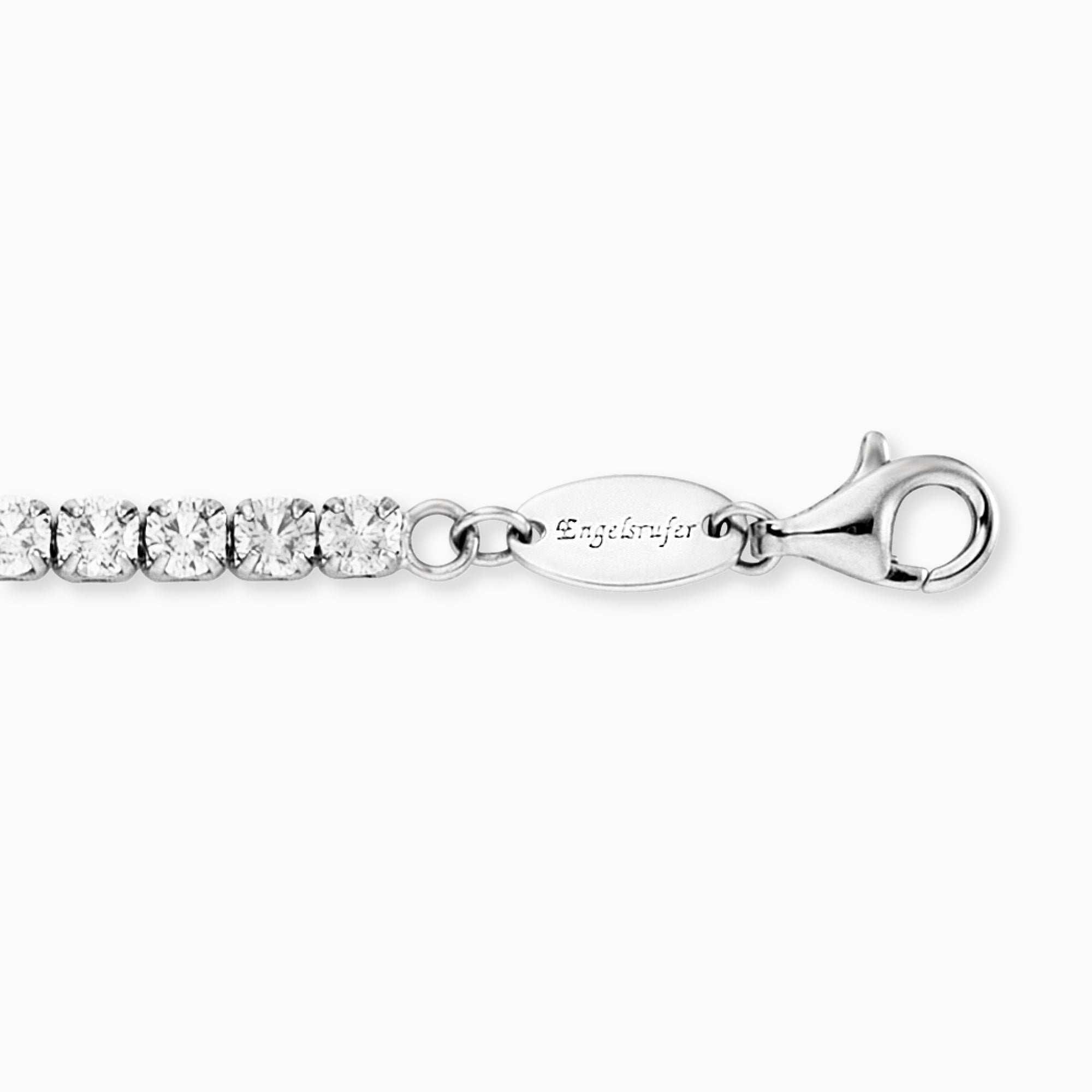 Engelsrufer Shiny Tennis Bracciale Argento 925 con Zirconia