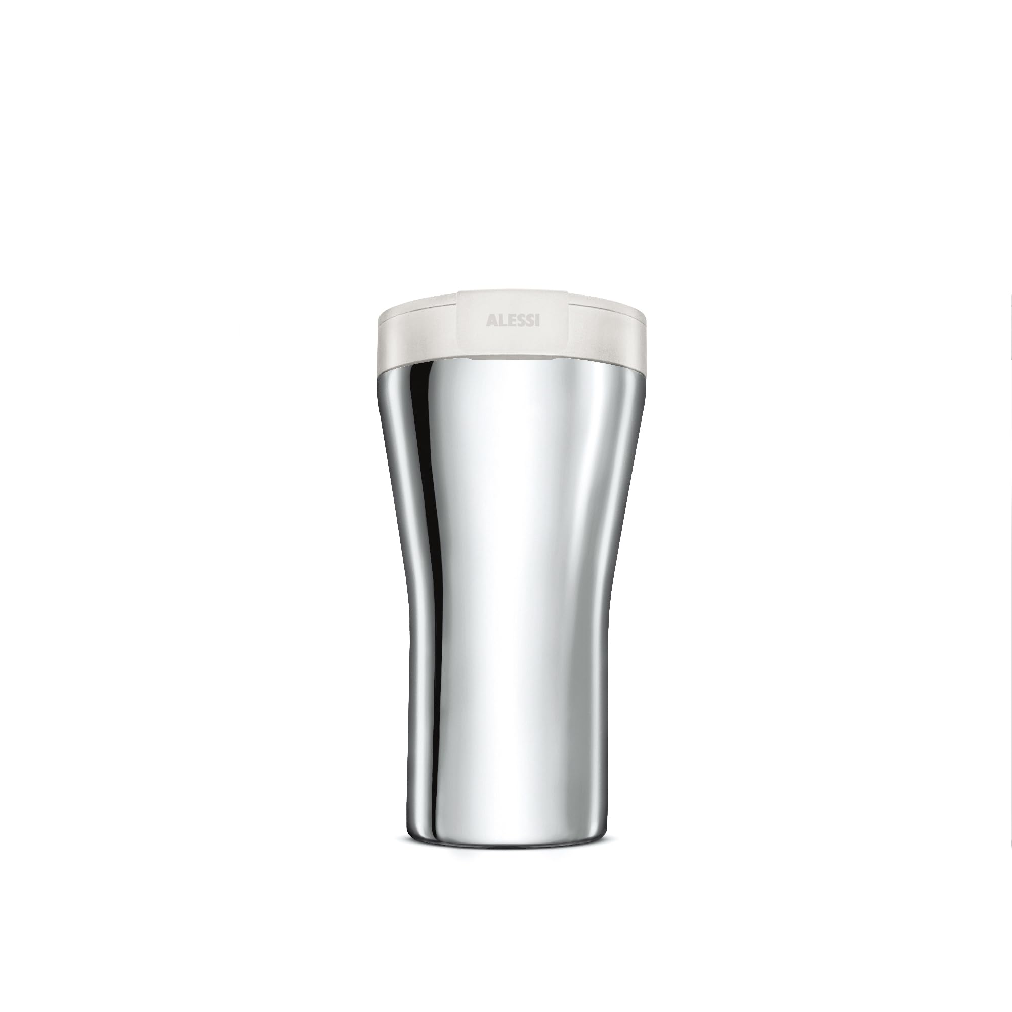 Alessi Caffa GIA24 W Travel Mug Acciaio Bianca Termica