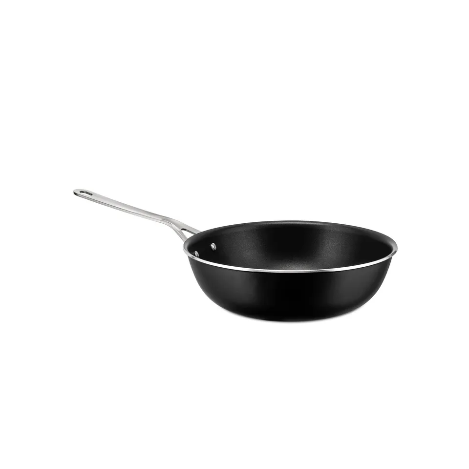 Alessi Pots&Pans Padella Alta 28 cm Nera Induzione