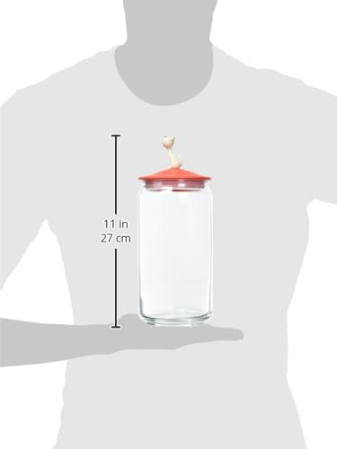Alessi Mio Barattolo Gatto Arancione Contenitore Crocchette