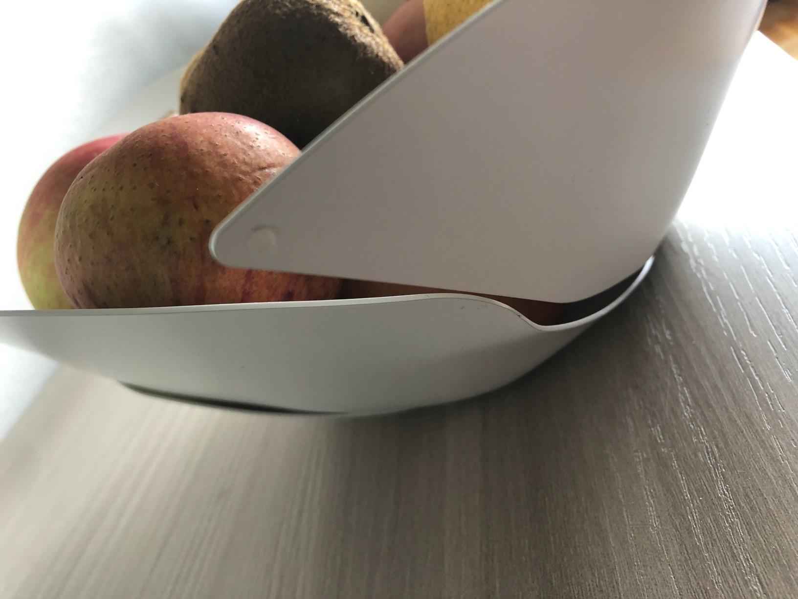 Alessi Twist Again OD02/29 fruttiera acciaio argento 29 cm