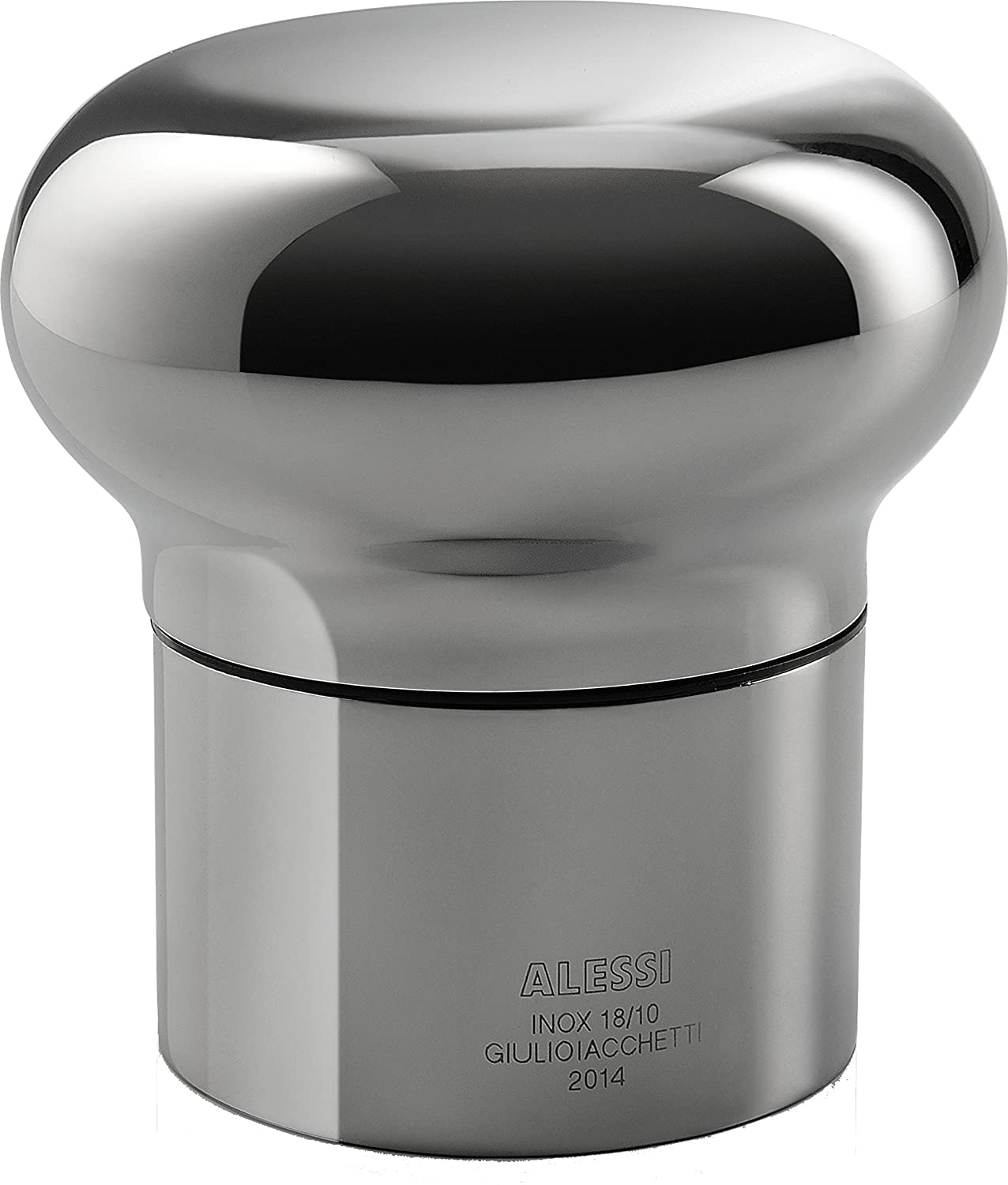 Alessi Noè GIA12 tappo vino champagne acciaio