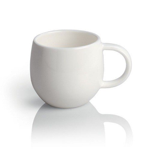 Alessi All-Time set 4 tazzine caffè bone china bianco