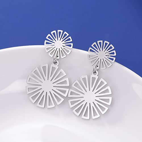 EUEAVAN Earrings orecchini fiore margherita donna