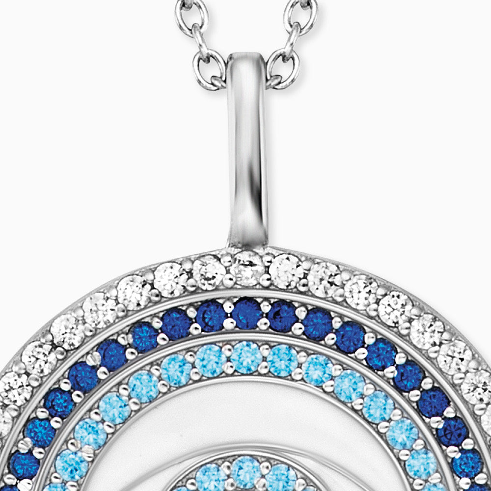Engelsrufer Nazar collana argento occhio smalto zirconia