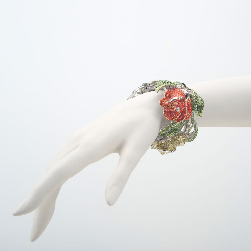 Chic Ad Hoc Bracciali bracciale rigido rose multicolor