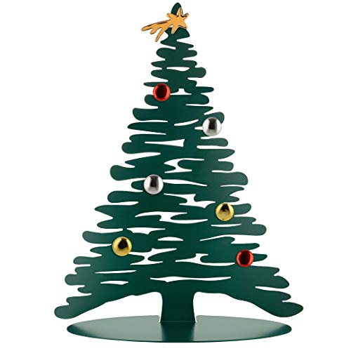 Alessi Bark BG06 GR decorazione natalizia verde acciaio