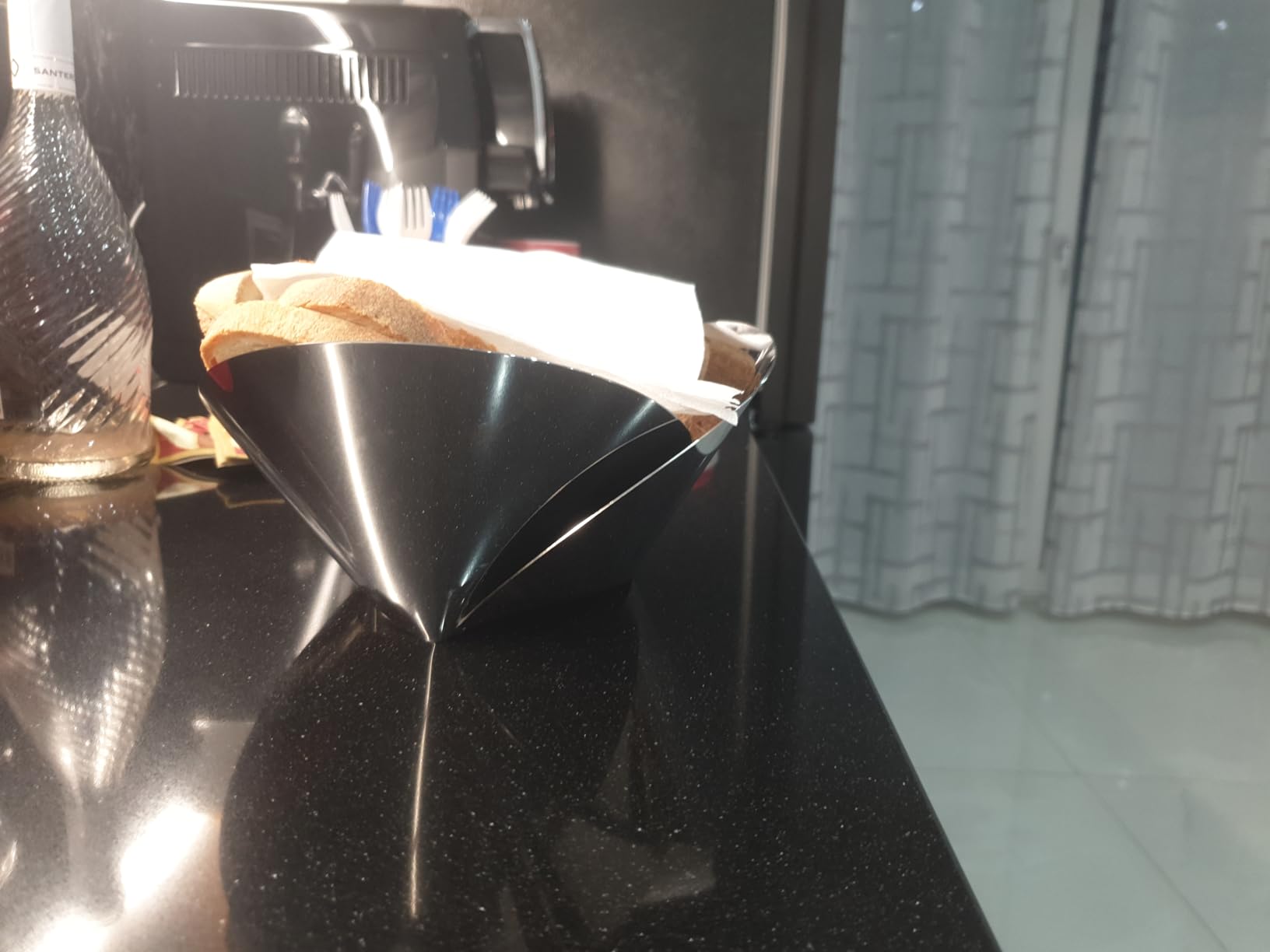 Alessi Harmonic ABI03 Cestino Acciaio 22 cm Lucido