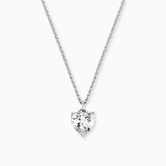Engelsrufer Shiny Cuore Zirconia collana argento 925 cuore
