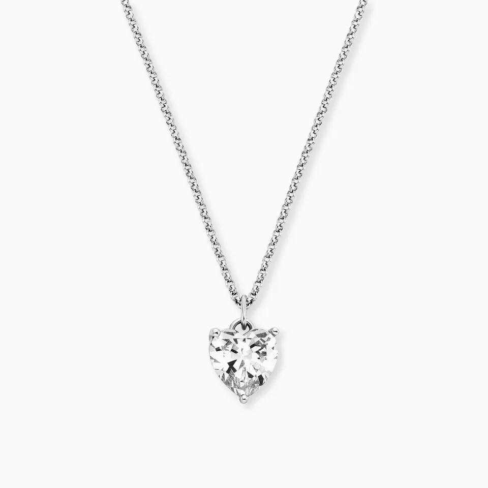 Engelsrufer Shiny Cuore Zirconia collana argento 925 cuore