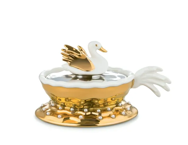 Alessi Narciso MJ16 13 decorazione porcellana