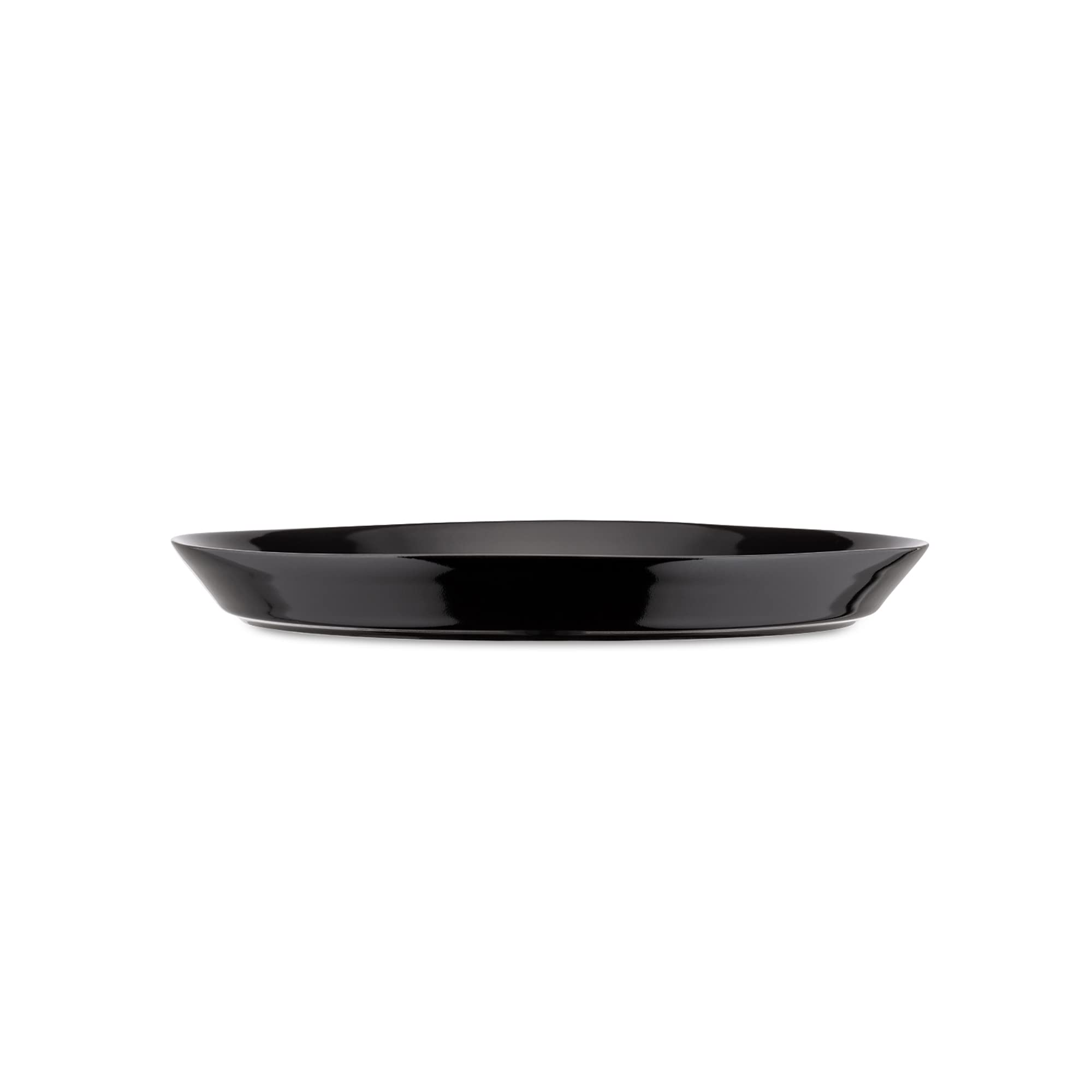Alessi Tonale DC03/1 B piatto piano gres nero set 4