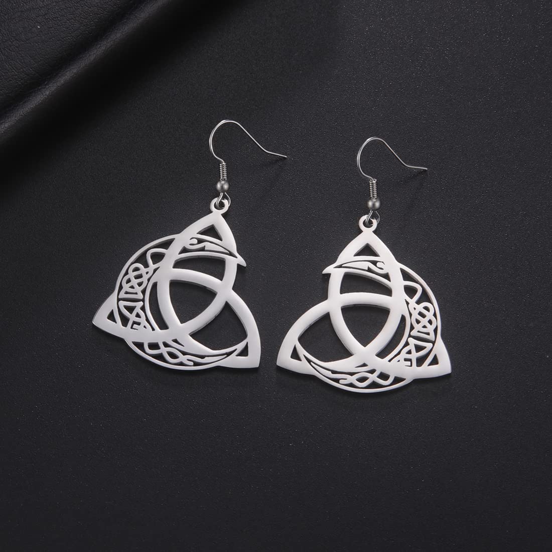 EUEAVAN Earrings orecchini luna celtica mezzaluna donna