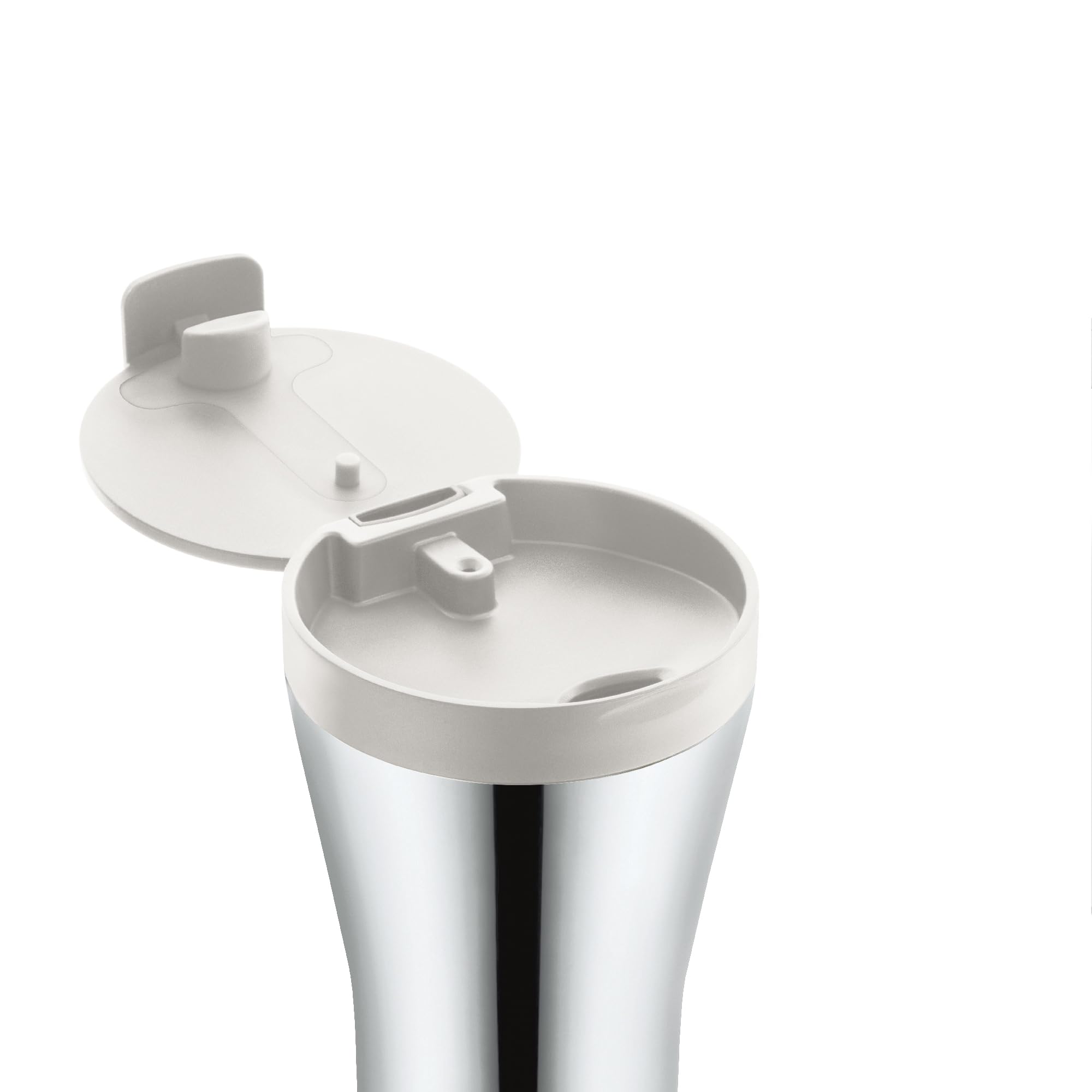 Alessi Caffa GIA24 W Travel Mug Acciaio Bianca Termica