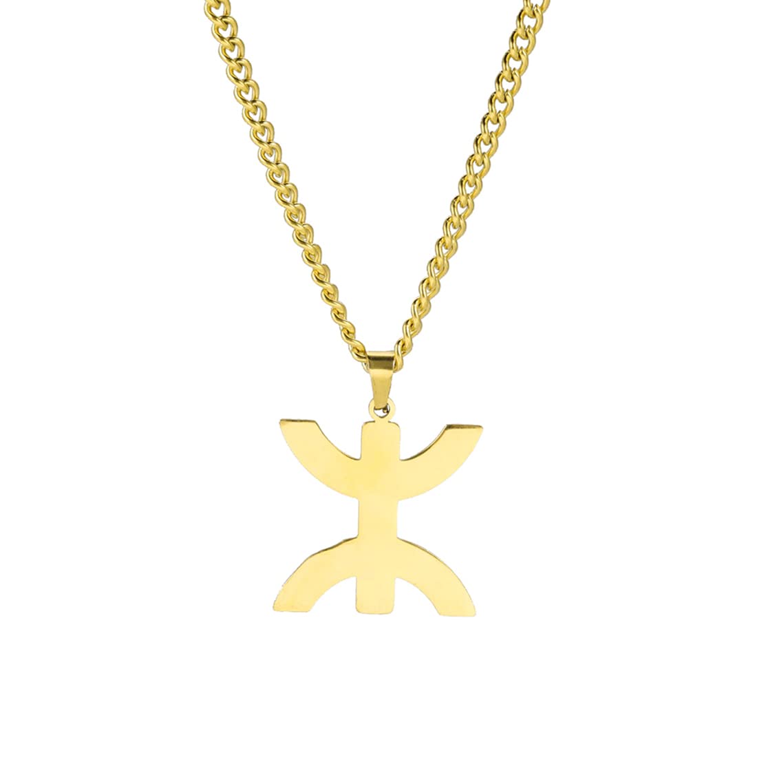 Eueavan Necklaces Collana Berbero Yaz Argento Ciondolo Etnico