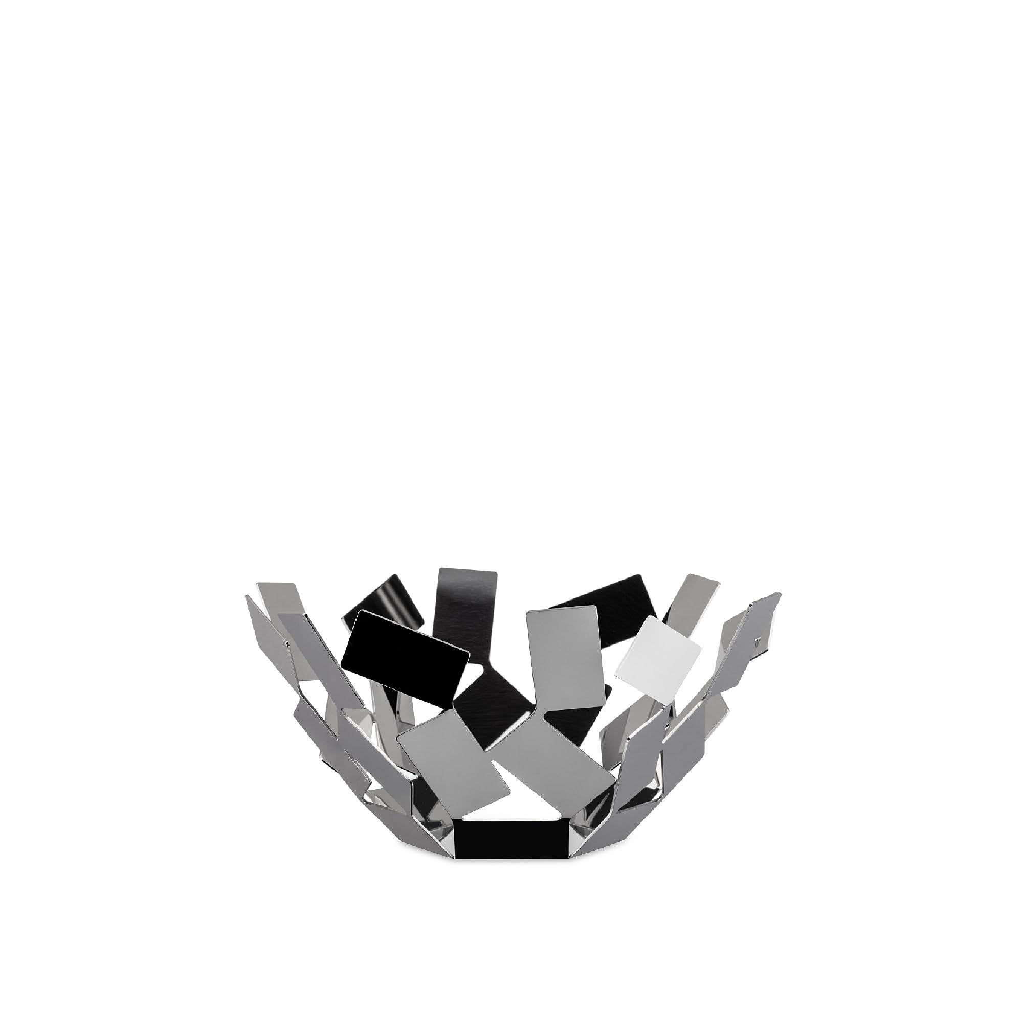 Alessi Stanza Scirocco MT02 W cestino bianco acciaio