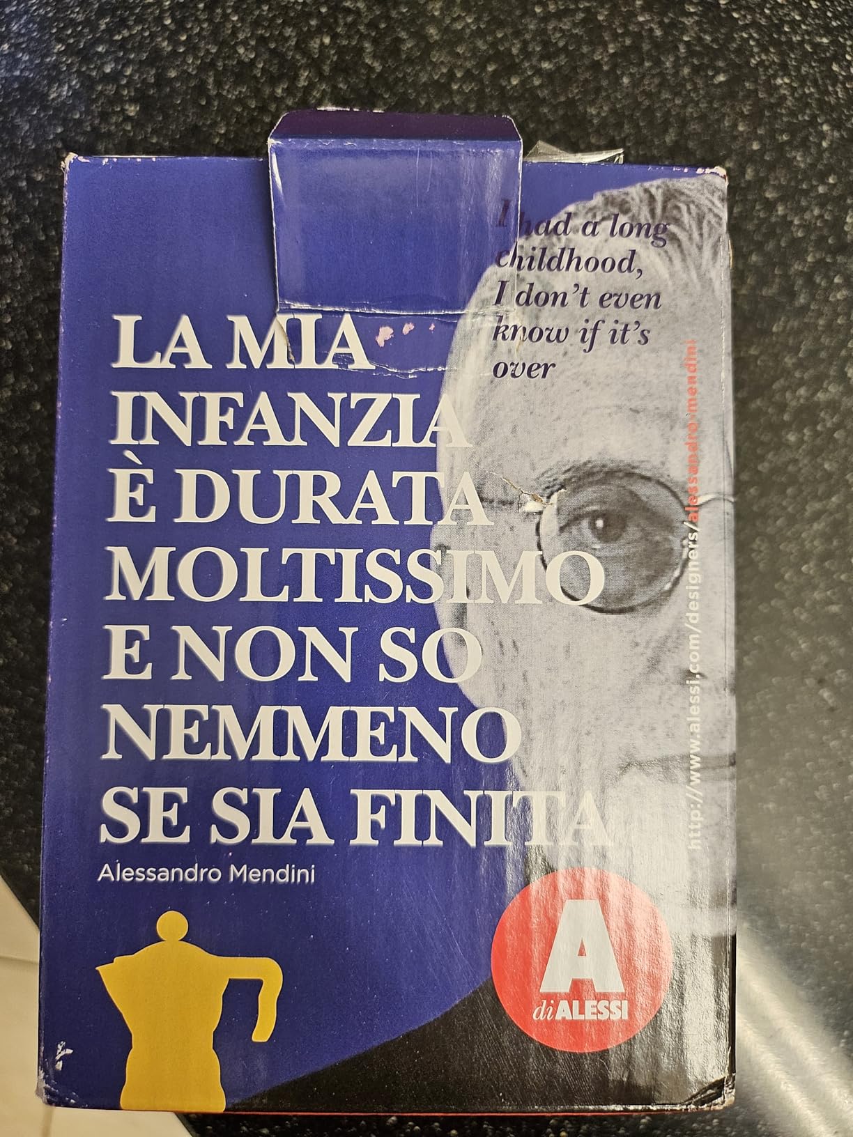 Alessi Moka AAM33/3 Caffettiera 3 Tazze Alluminio