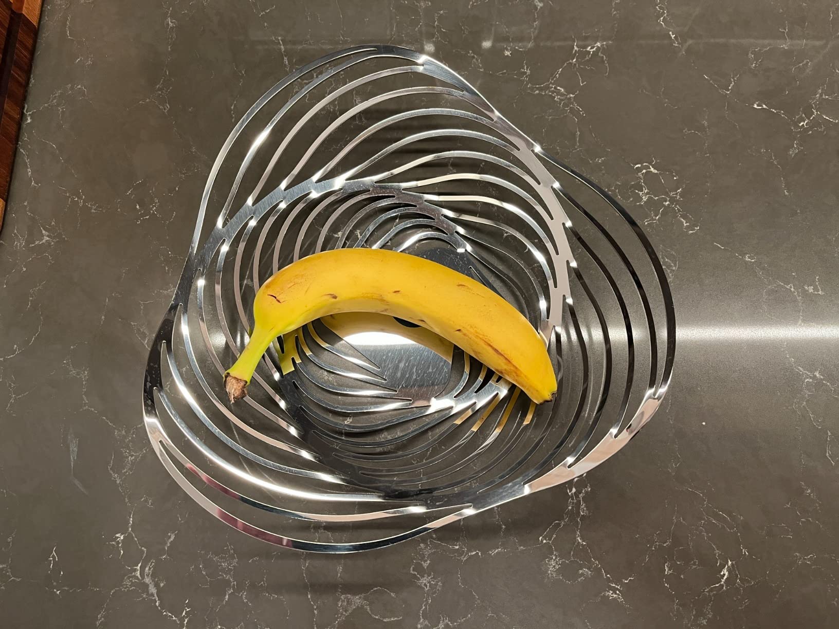 Alessi Trinity ACO02 cestino acciaio 26 cm concentrico