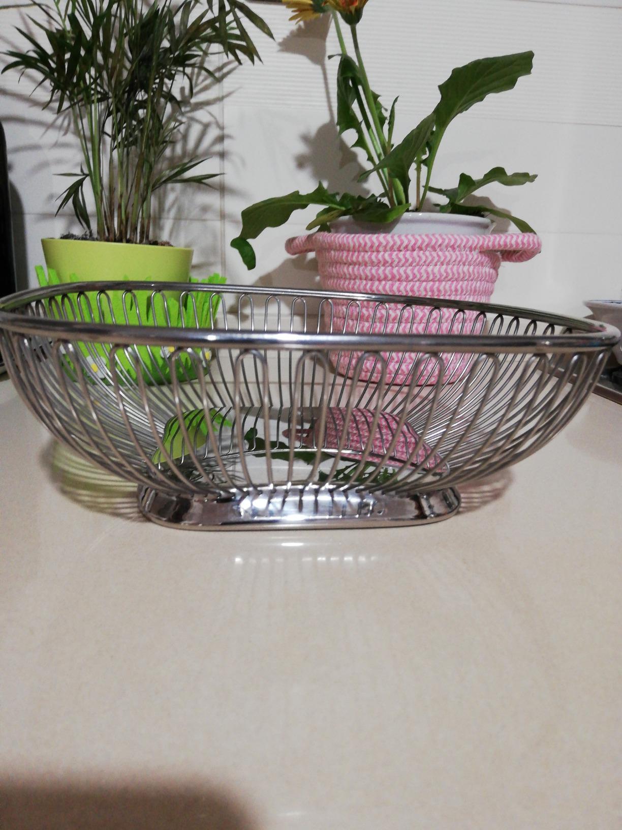 Alessi 845 Cestino Filo Acciaio Quadrato 23x23 cm