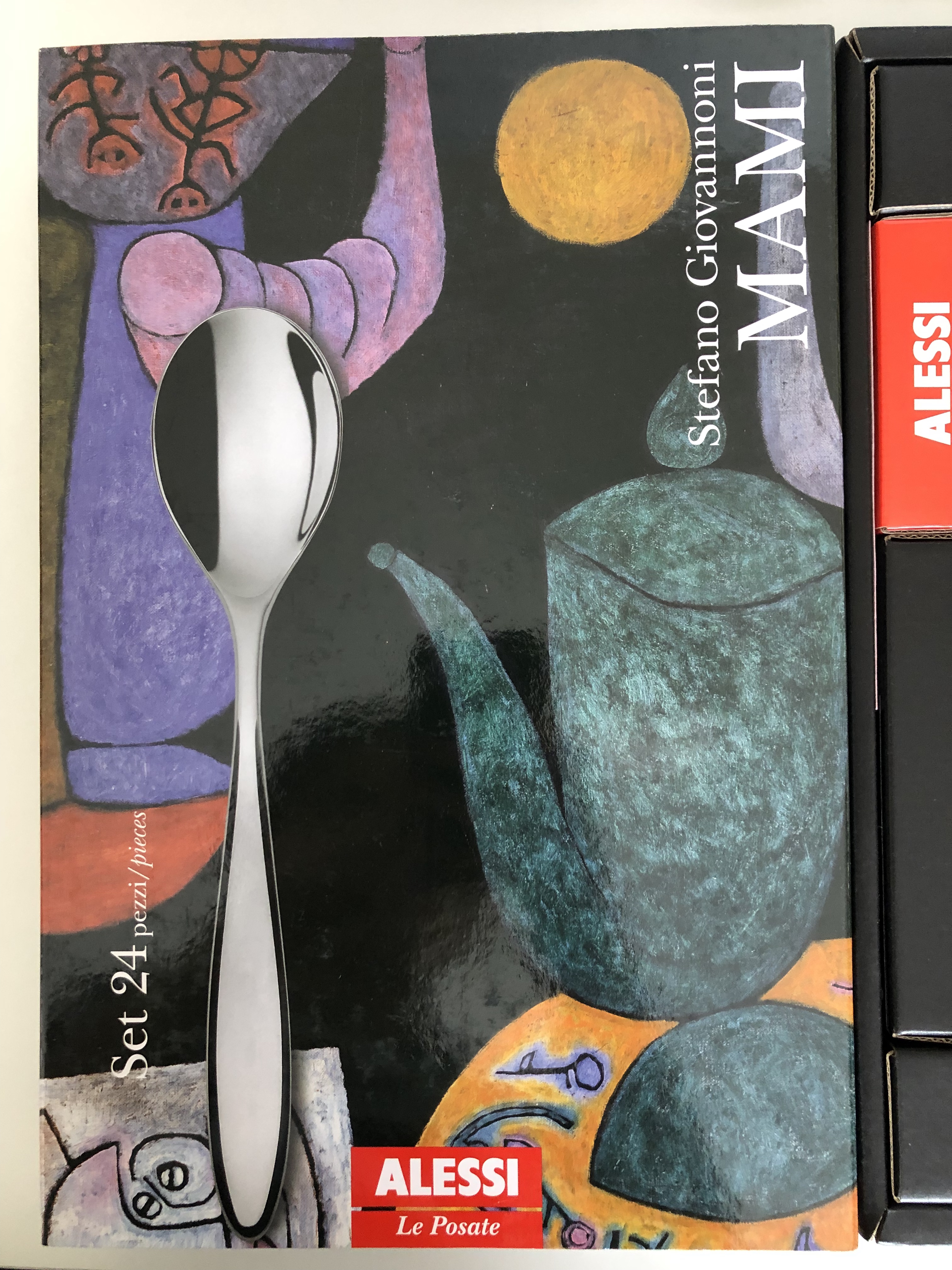 Alessi Mami SG38S24M Servizio Posate 24 Pezzi Acciaio 18/10