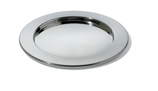 Alessi Mami SG62 vassoio rotondo acciaio 23 cm lucido