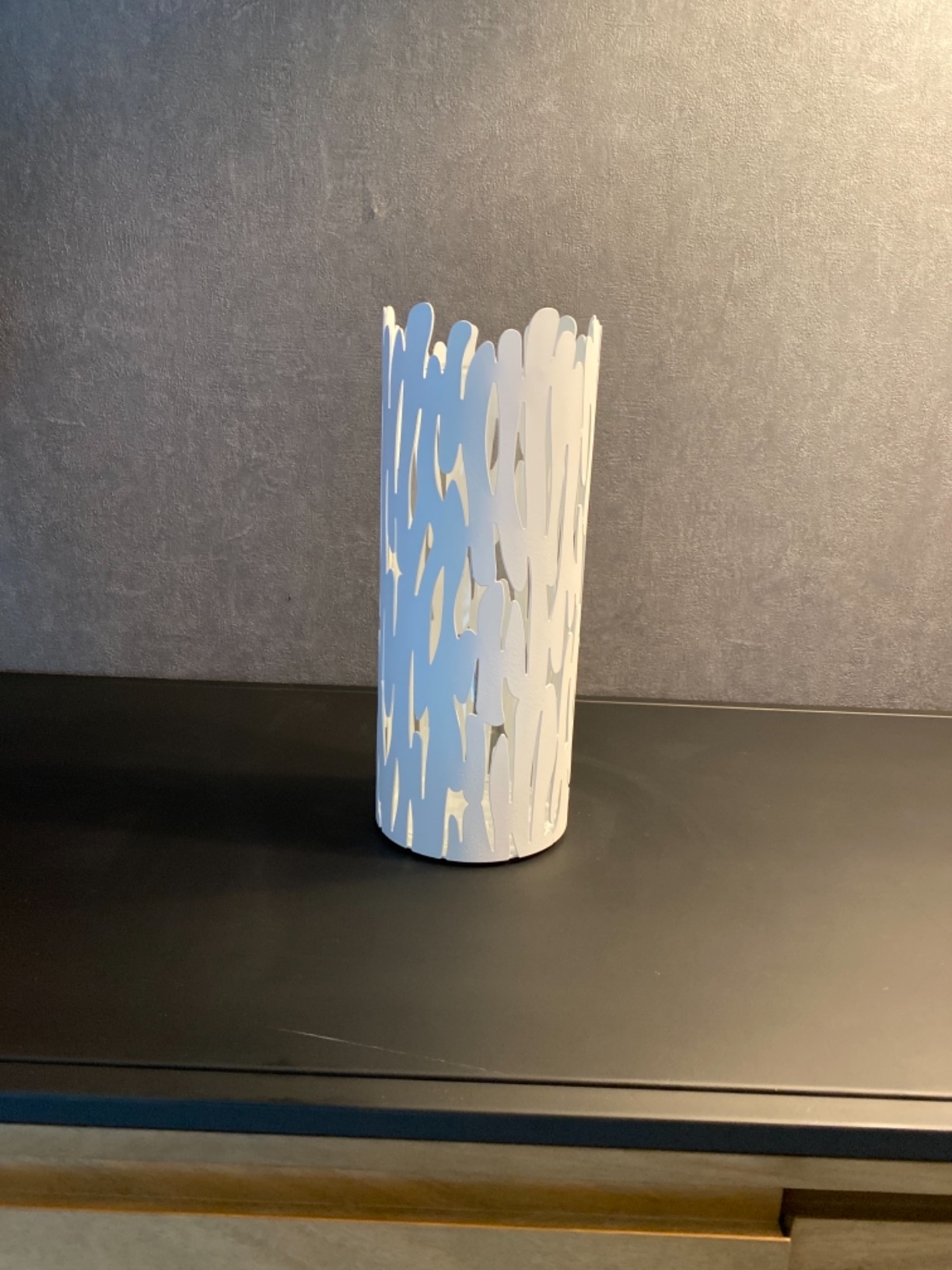 Alessi Barkvase BM05 vaso fiori acciaio lucido