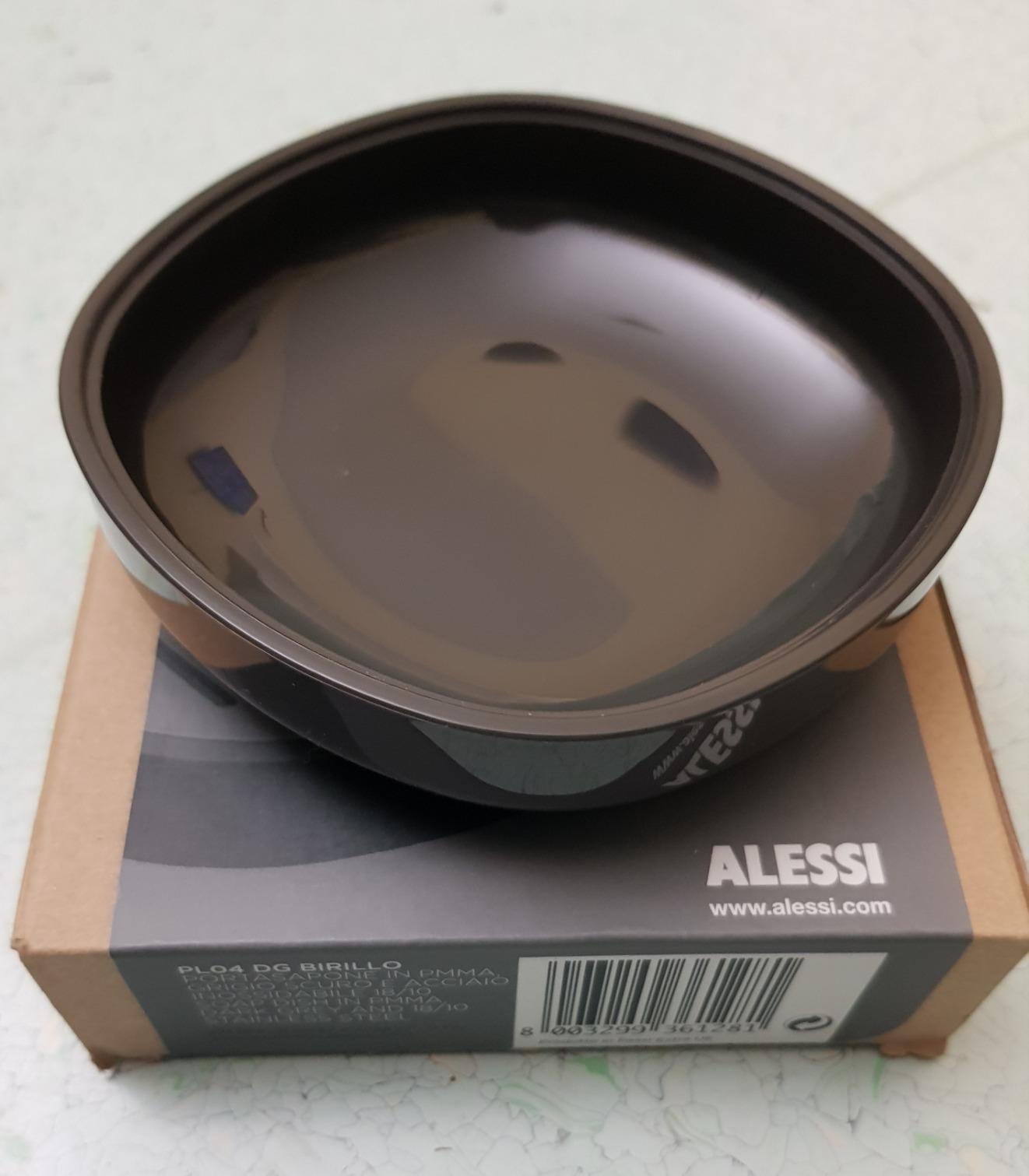 Alessi Birillo PL04 W portasapone bianco 11 cm