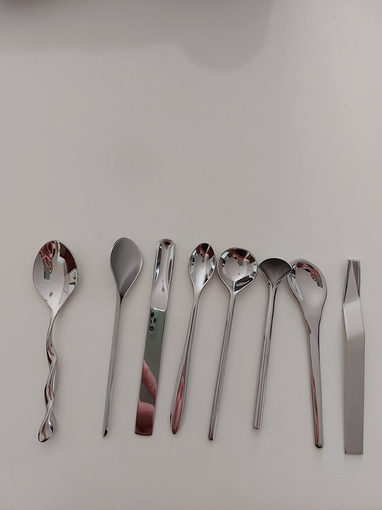 Alessi MSPOONSET Set 8 Cucchiaini Caffè Acciaio 18/10