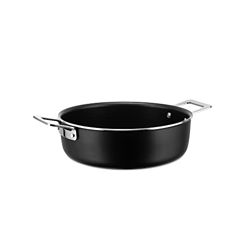 Alessi Pots&Pans casseruola nera alluminio induzione