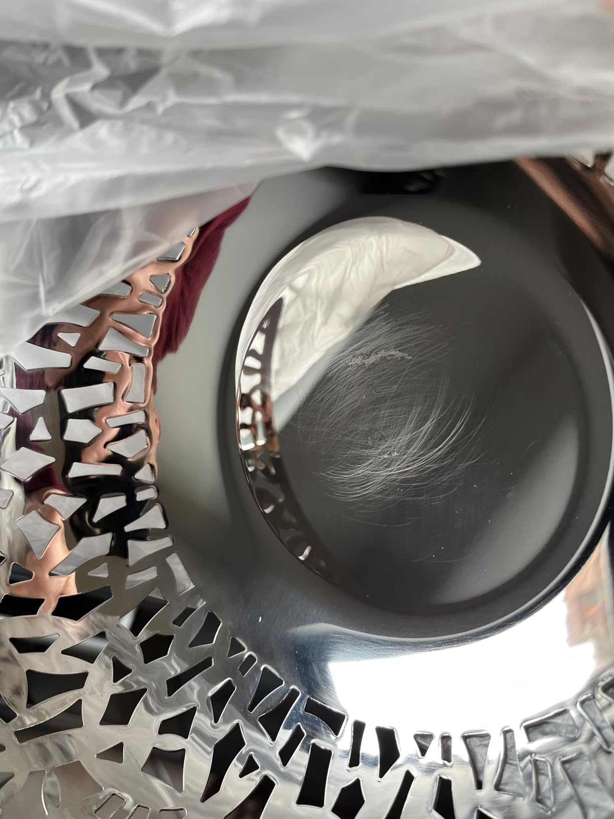 Alessi Cactus MSA04/21 fruttiera acciaio traforata 21 cm