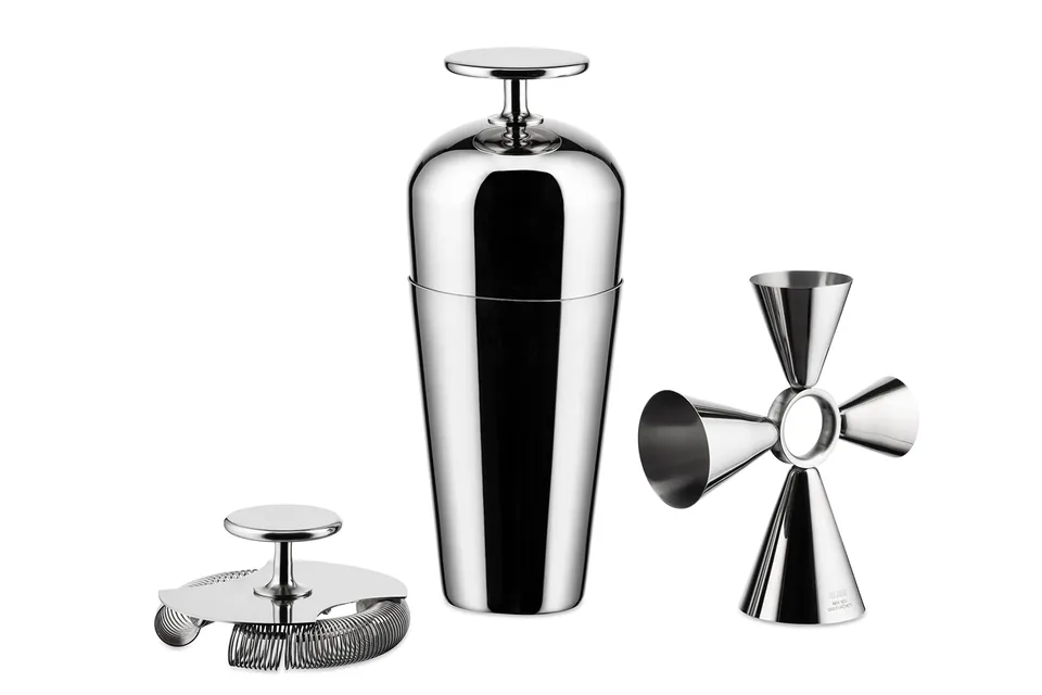 Alessi The Tending Box GIA26SET set cocktail acciaio 3 pezzi