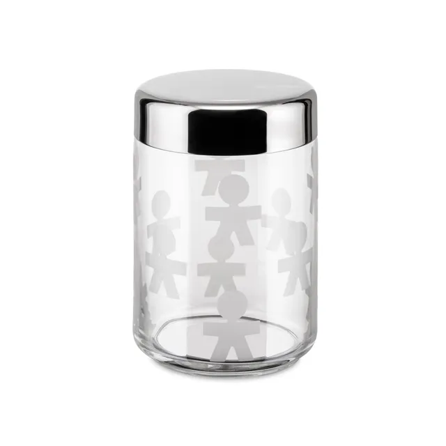 Alessi Girotondo AKK37 barattolo vetro 1 litro ermetico