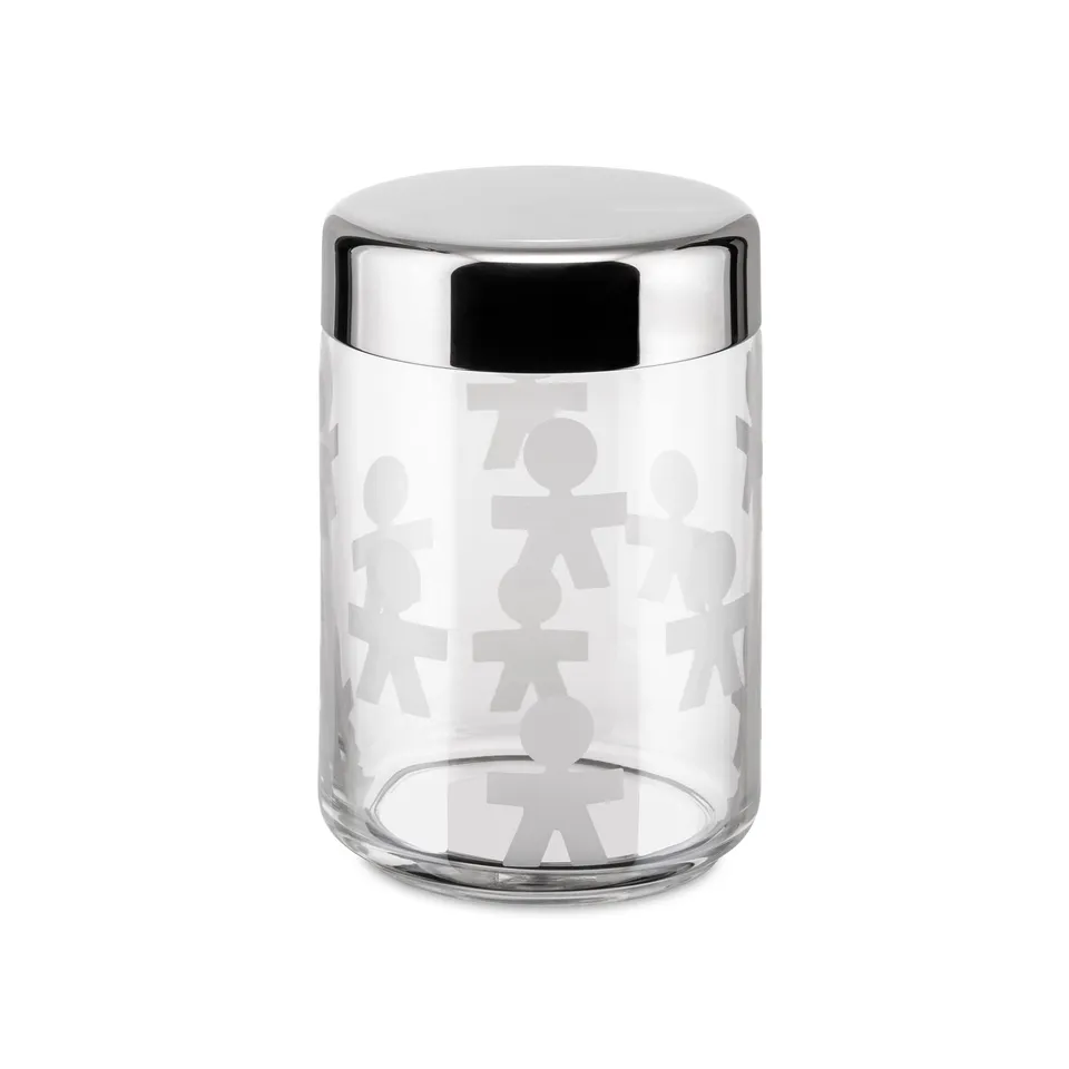 Alessi Girotondo AKK37 barattolo vetro 1 litro ermetico