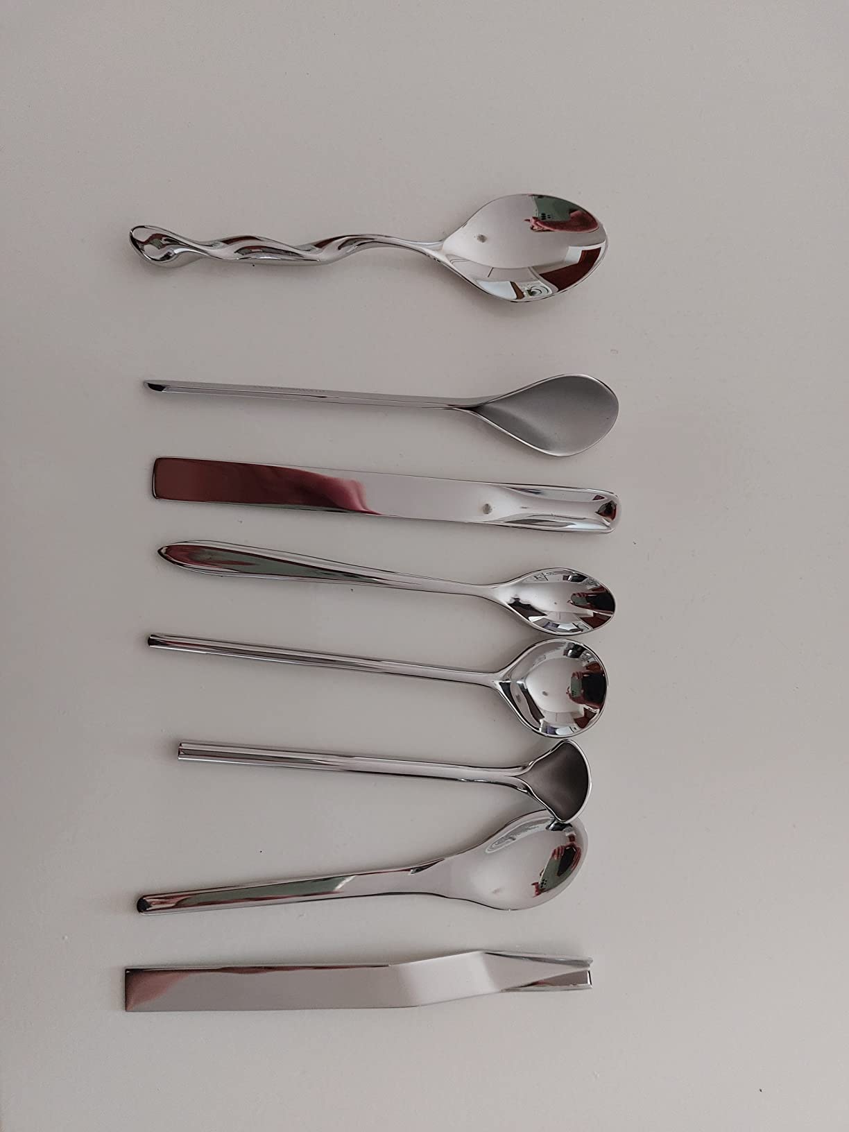 Alessi MSPOONSET Set 8 Cucchiaini Caffè Acciaio 18/10