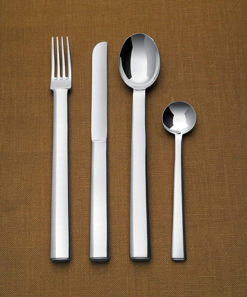 Alessi Rundes Modell JH01S24 servizio posate 24 pz acciaio lucido
