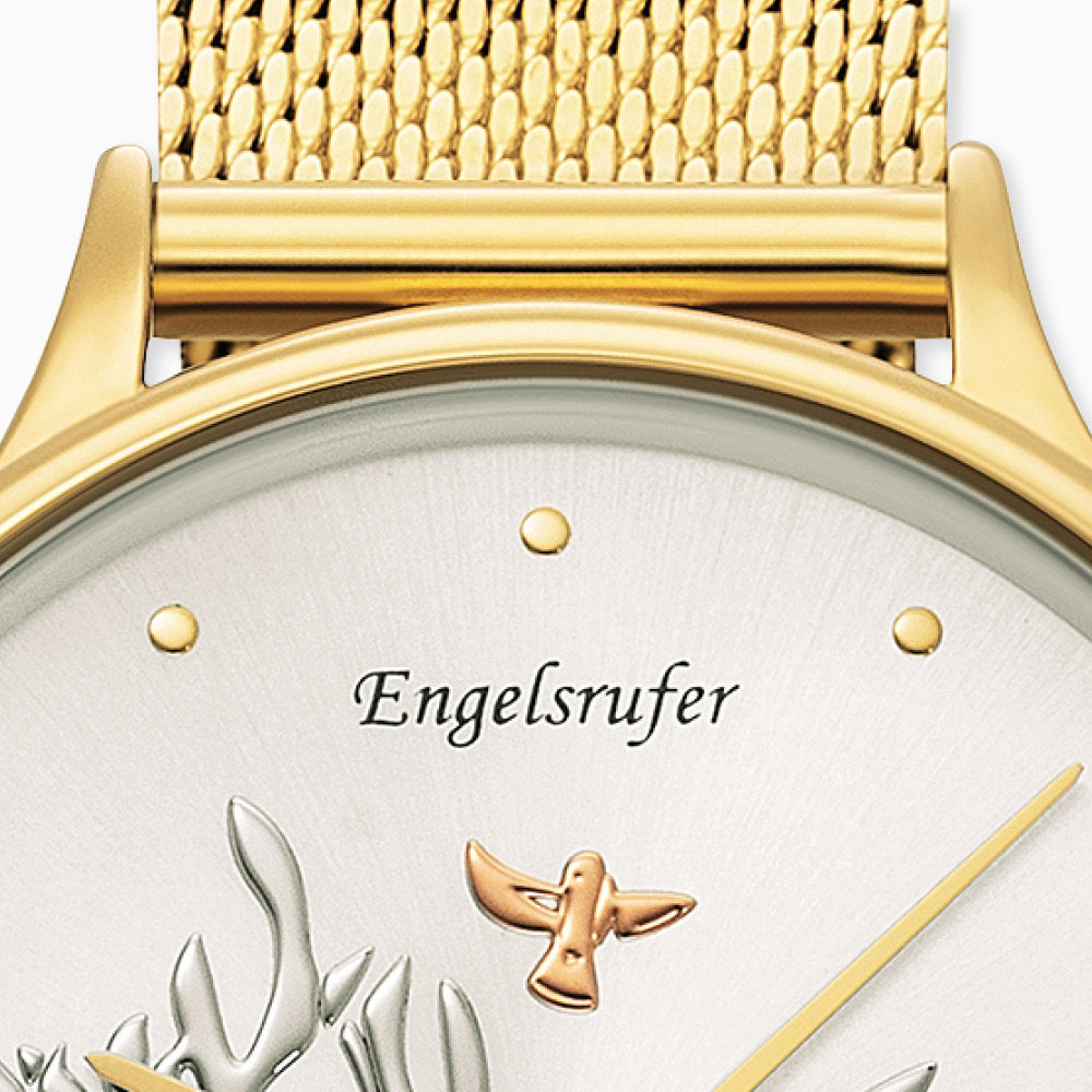 Engelsrufer Uhren Lebensbaum orologio oro mesh