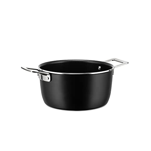 Alessi Pots&Pans Casseruola Nero Induzione
