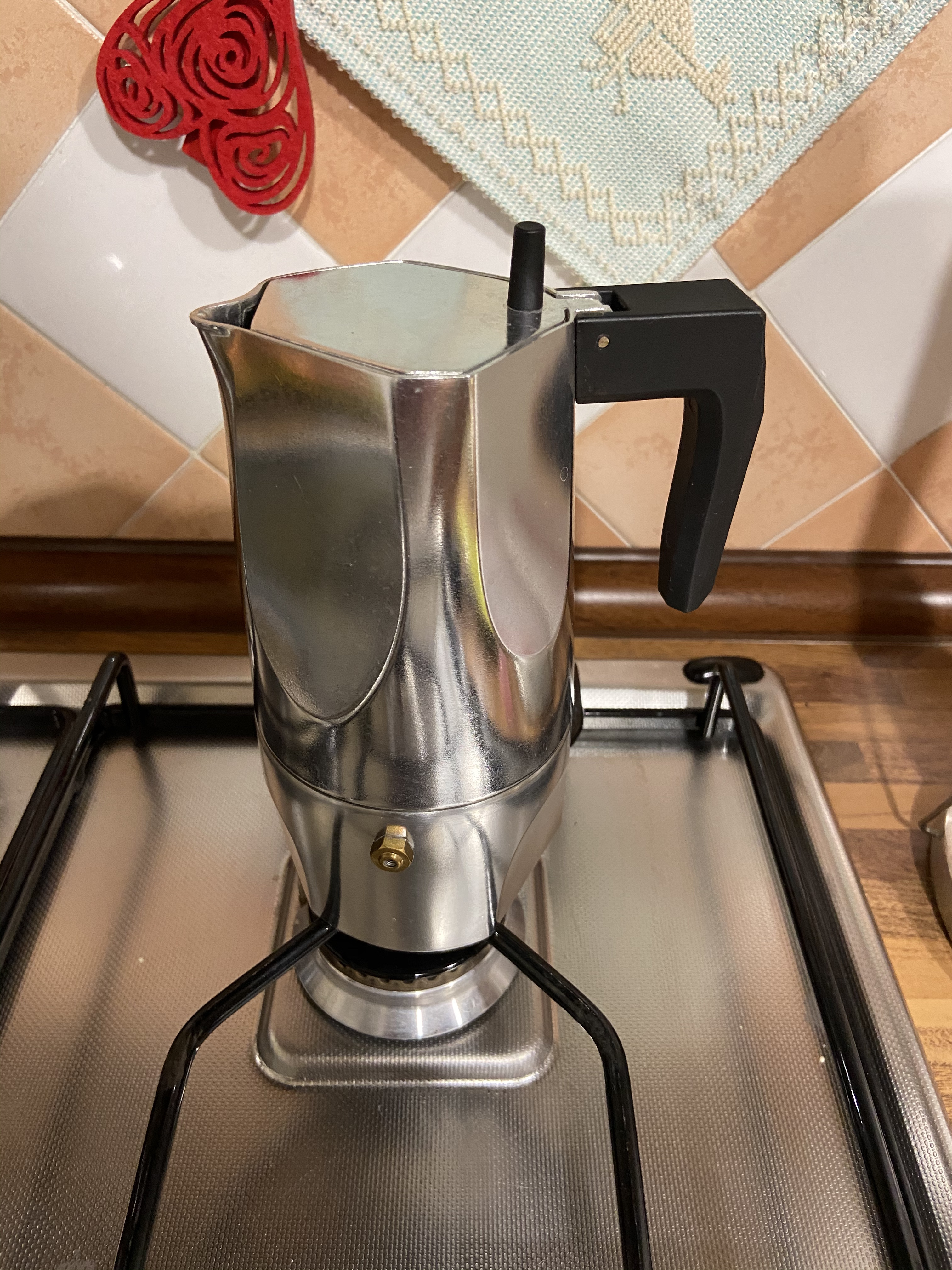 Alessi Ossidiana MT18/3 B caffettiera nera 3 tazze