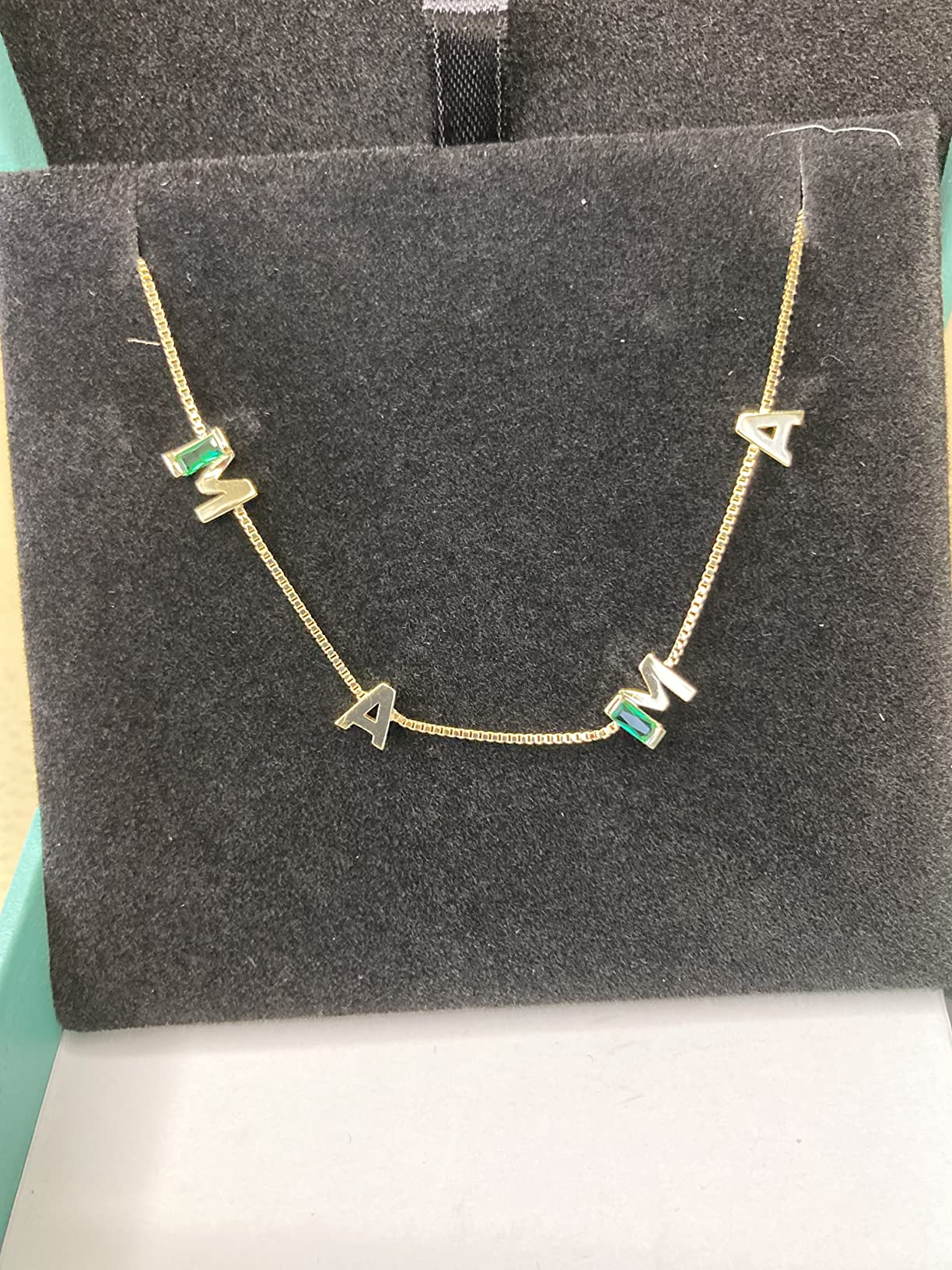 LOUISA SECRET Maman bracciale argento 925 verde zirconi