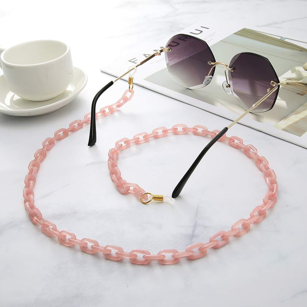 EUEAVAN Eyeglass Chains Catenella Occhiali Rosa Donna Uomo